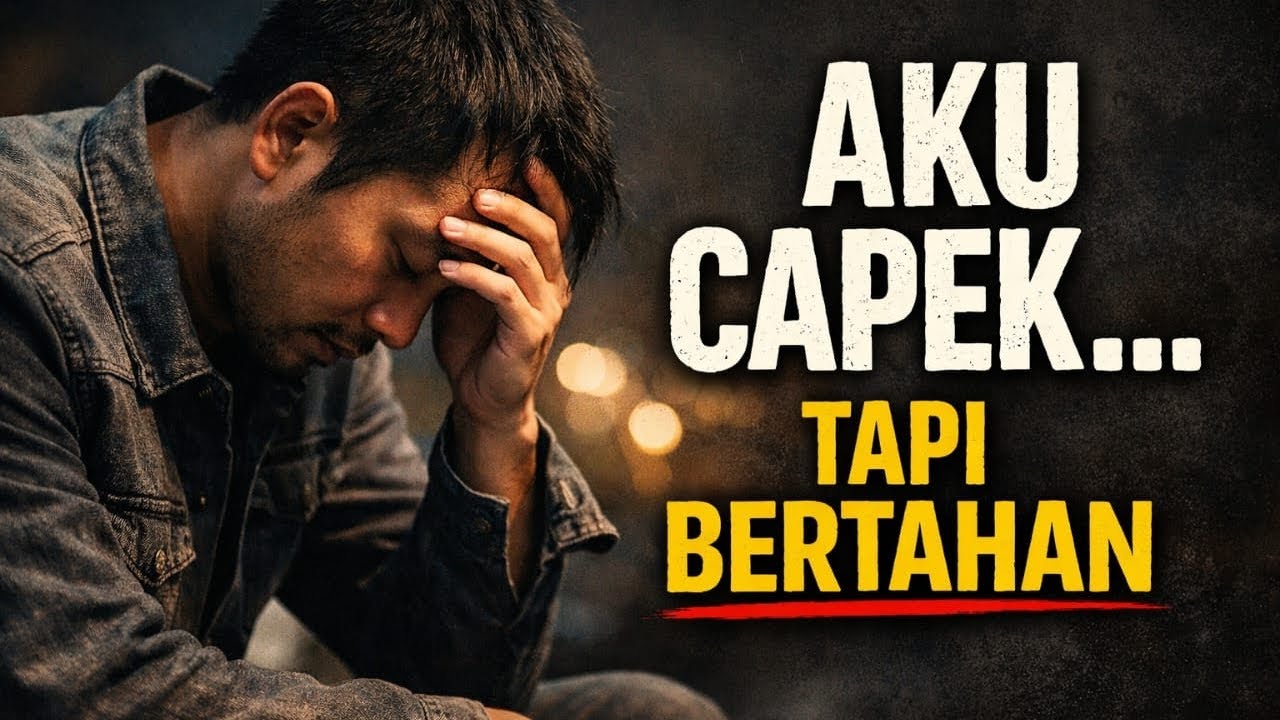 Motivasi , aku capek tapi bertahan #motivasi, #renunganharian 