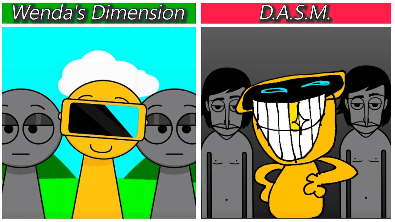 Sprunki: Wenda's Dimension vs. D.A.S.M.