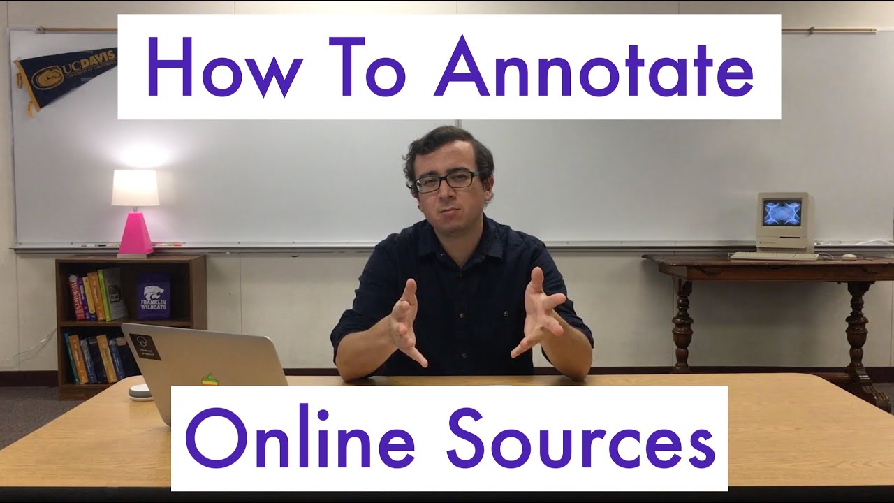 How To Annotate Online Sources