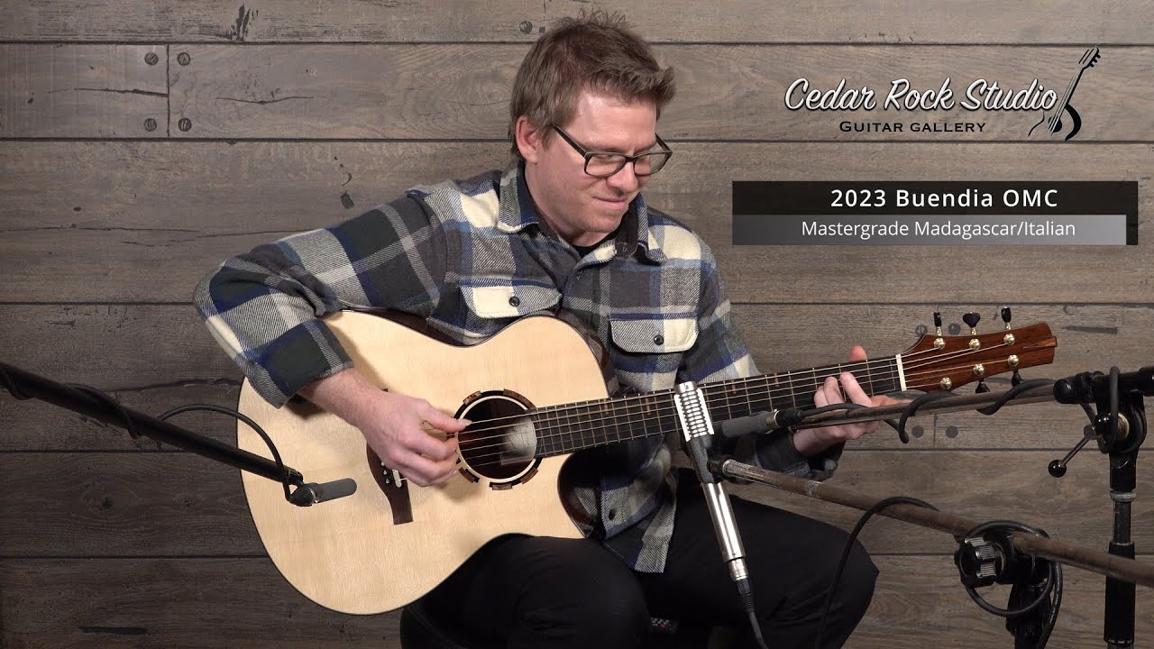 2023 Buendia OMC (Mastergrade Madagascar Rosewood/Italian Spruce) played by Matt Thomas