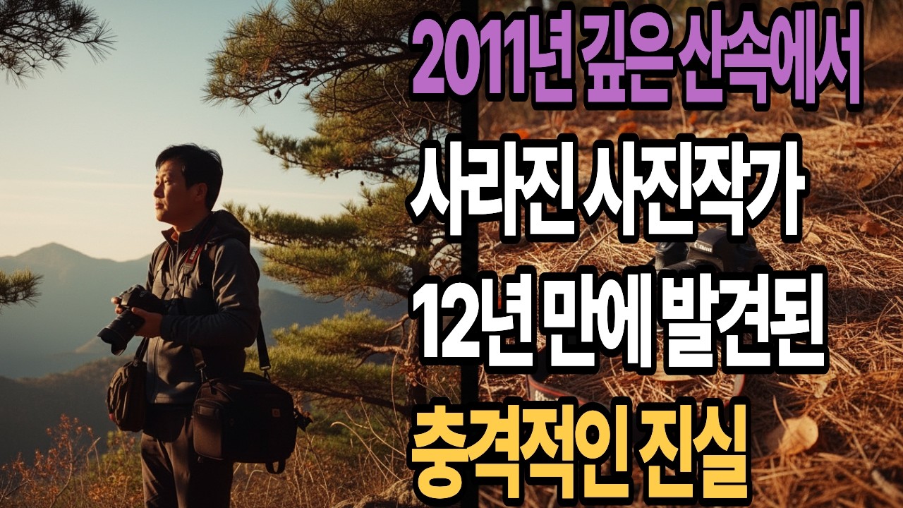 2011년 깊은 산속에서 사라진 사진작가, 12년 만에 발견된 충격적인 진실