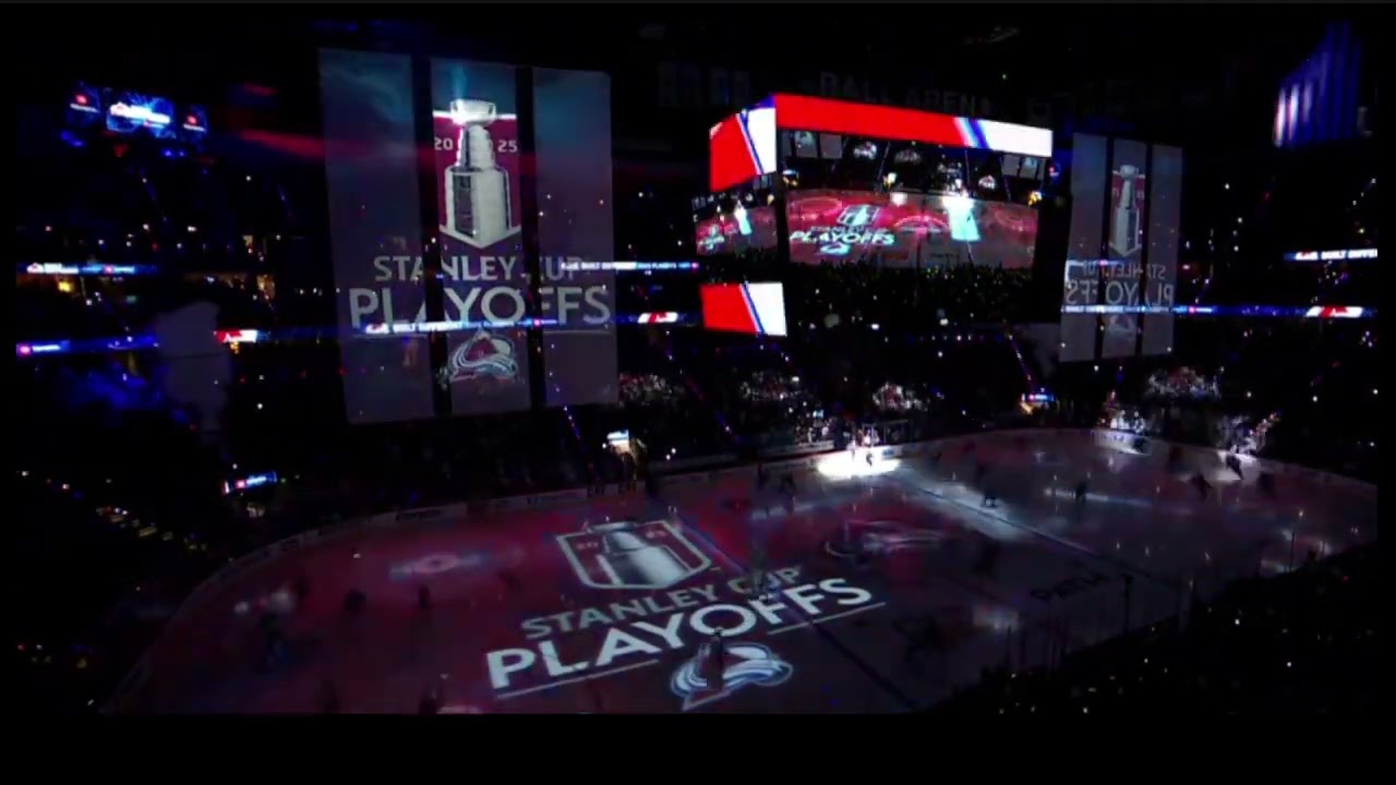 Colorado Avalanche 2025 Playoffs Intro + Starting lineup