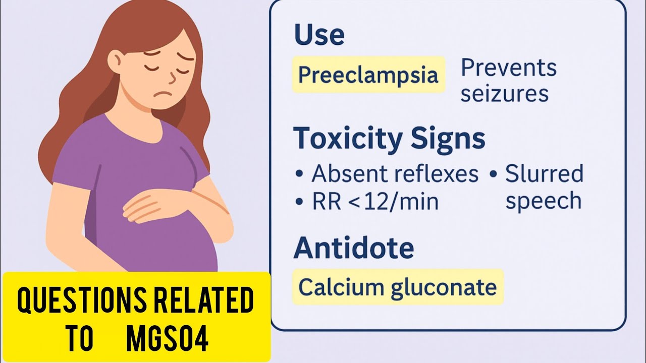 📌📌Question related to magnesium sulphate 📌📌 💥 💥 important topic of obstetrics nursing 💥💥