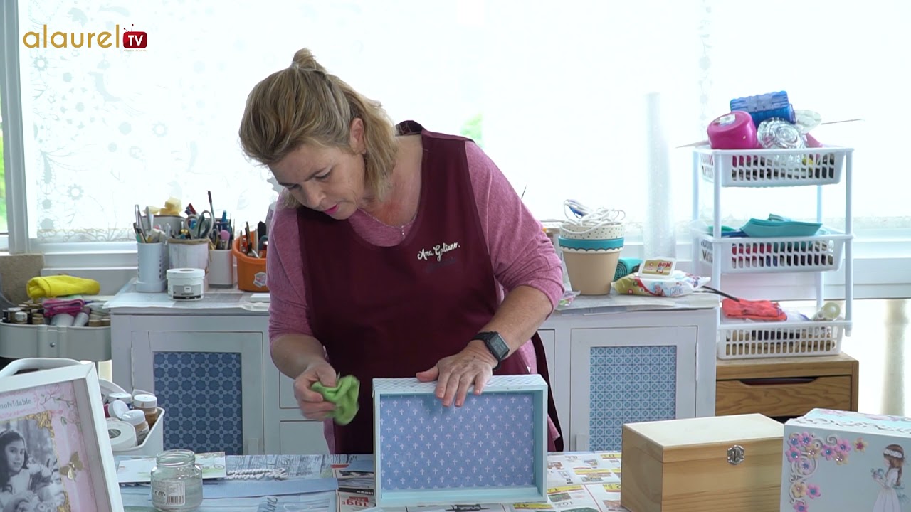 Artes con Ana | Como decorar una caja de comunion