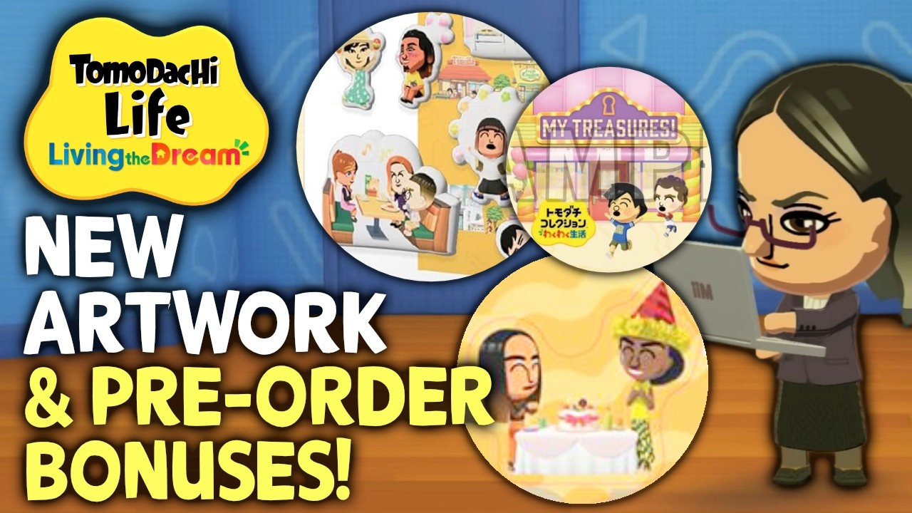 Новые иллюстрации к игре Tomodachi Life: Living The Dream и бонусы за предзаказ!
