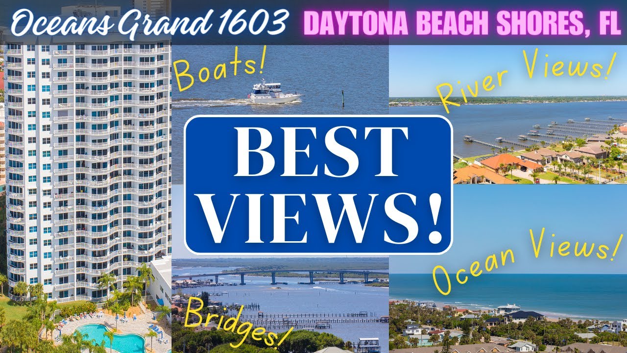 Stunning Florida Condo With Ocean & River Views | Daytona Beach Real Estate For Sale | Oceans Grand