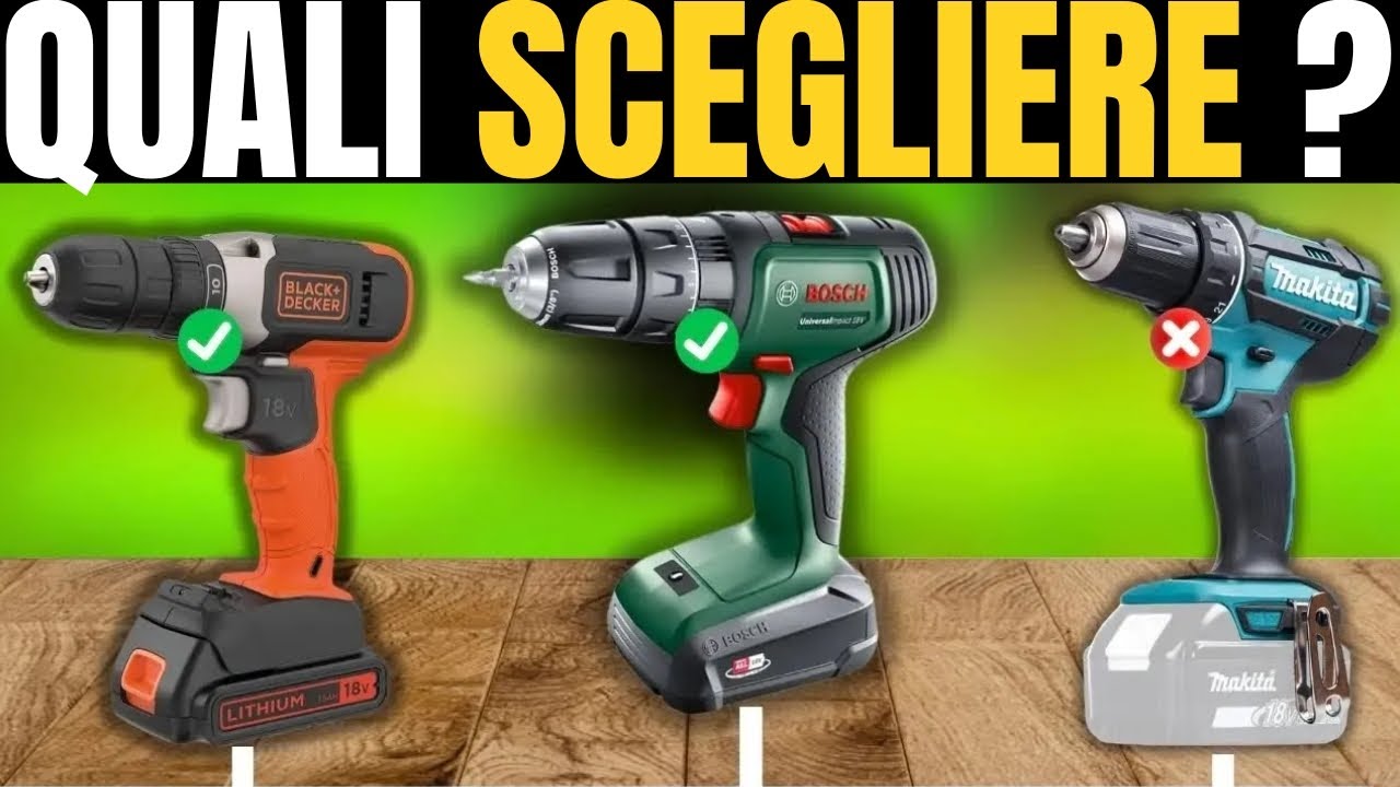 I Migliori Trapani Avvitatori a Batteria Qualit&agrave;-Prezzo de 2026: NON Comprare Prima di Vedere Questo