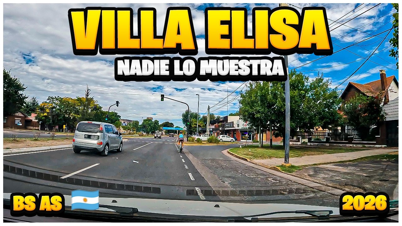🚗 Así es Villa Elisa hoy: lo que nadie te muestra de este barrio de La Plata [4K]