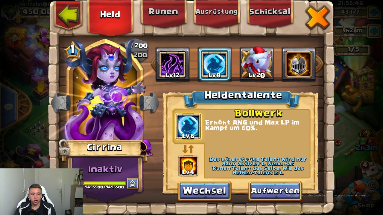 DER STÄRKSTE F2P ACCOUNT !? 450K MACHT ACCOUNT REVIEW | CASTLE CLASH