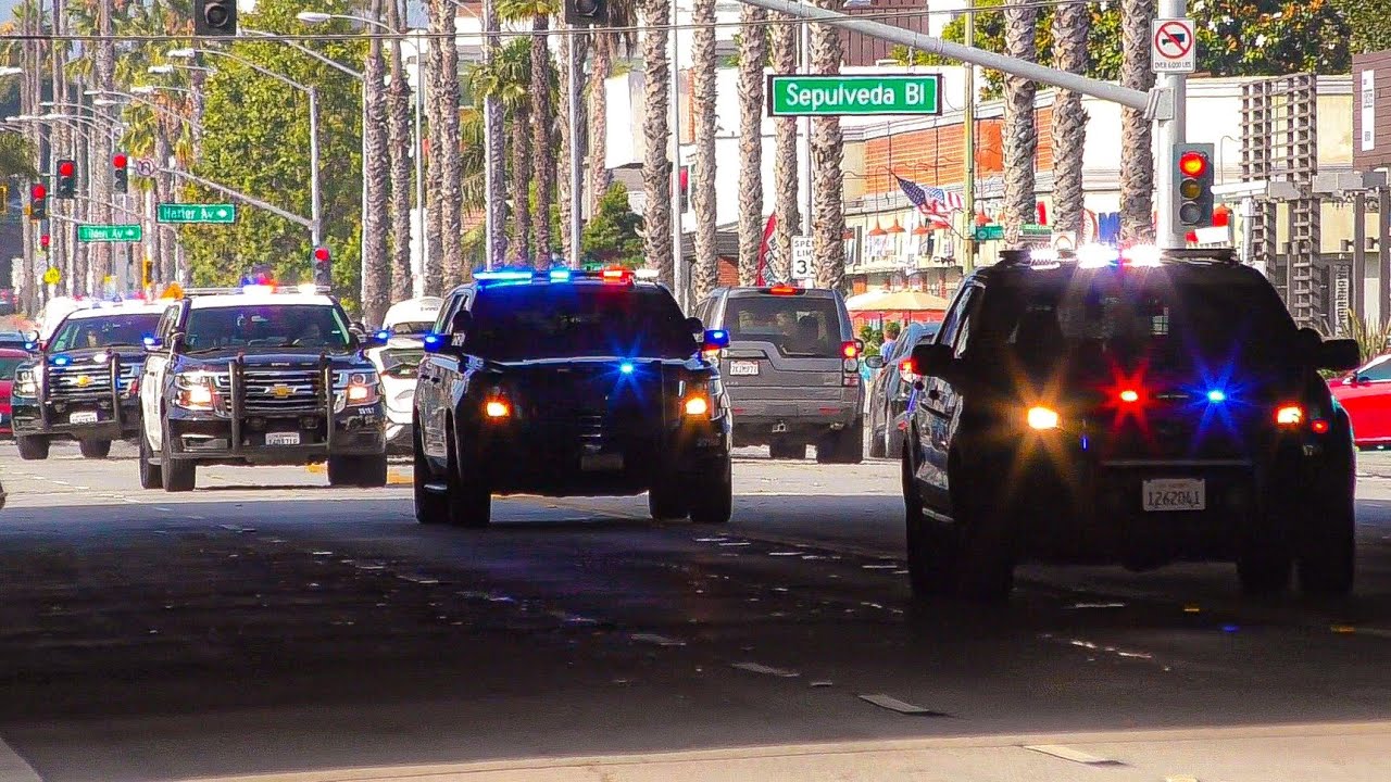 Culver City Police, Culver City Fire Rescue 42, & Rescue 43 Responding