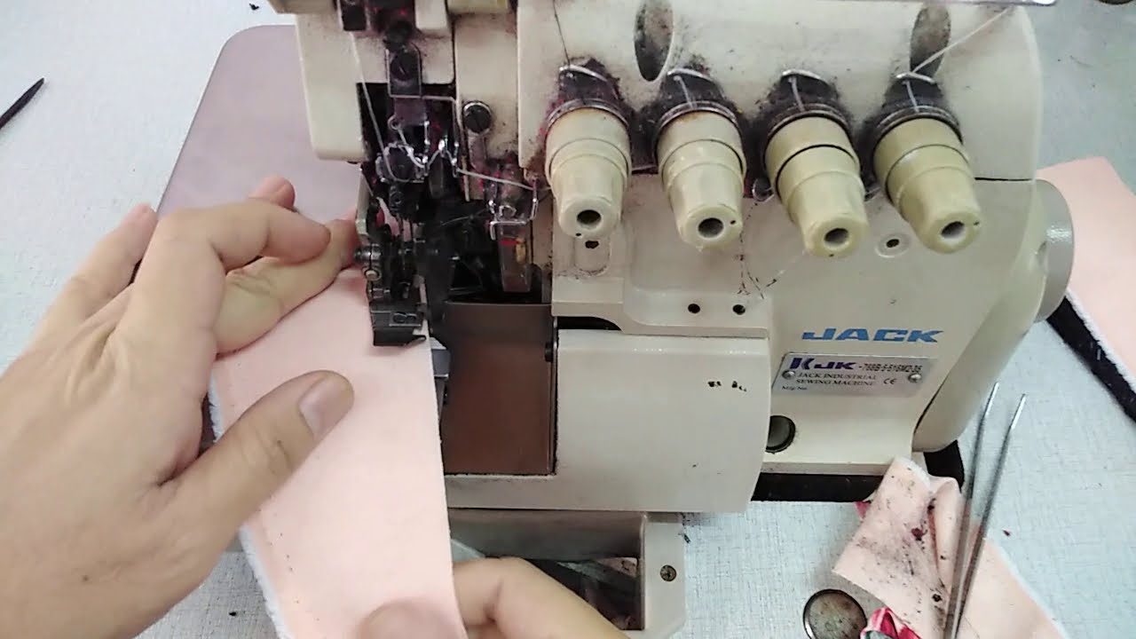 วิธีเปลี่ยนใบมีดจักรโพ้ง:เปลี่ยนใบมีดจักรโพ้ง​ได้ไม่ยาก​ด้วยตัวเอง JACK​ INDUSTRIAL​ SEWING​ MACHINE