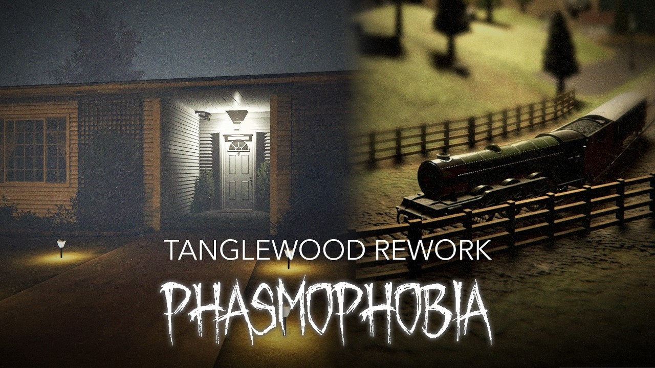 NEW TANGLEWOOD REWORKED MAP IN HORROR GAME👻👻# PHASMOPHOBIA🔴
