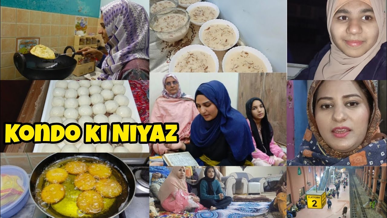 Bari Sister ki tarf Kondo ki Niyaz hum sb ne tayyar ki &||Back to Islamabad||❤