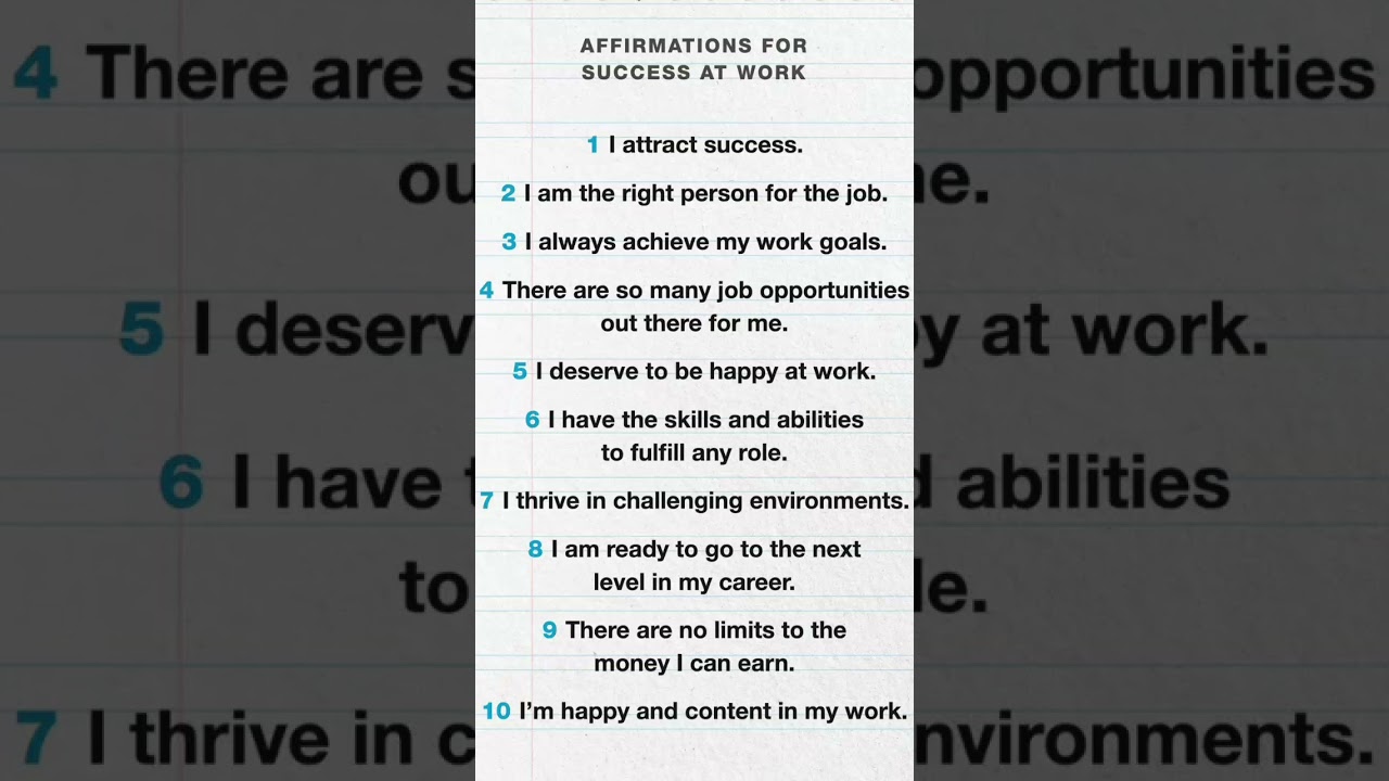 Dream Job #career #affirmations #love #success #magic