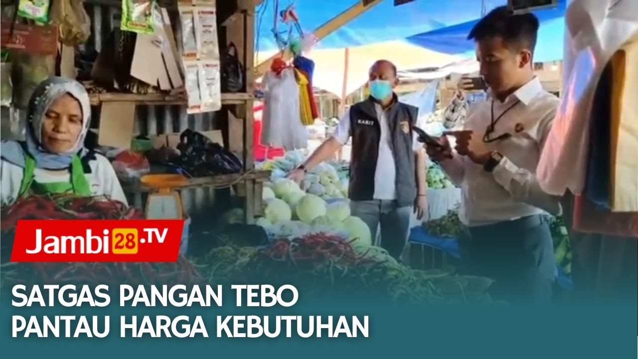 Satgas Pangan Tebo Beber Hasil Pantauan Harga Bahan Pokok Saat Ini