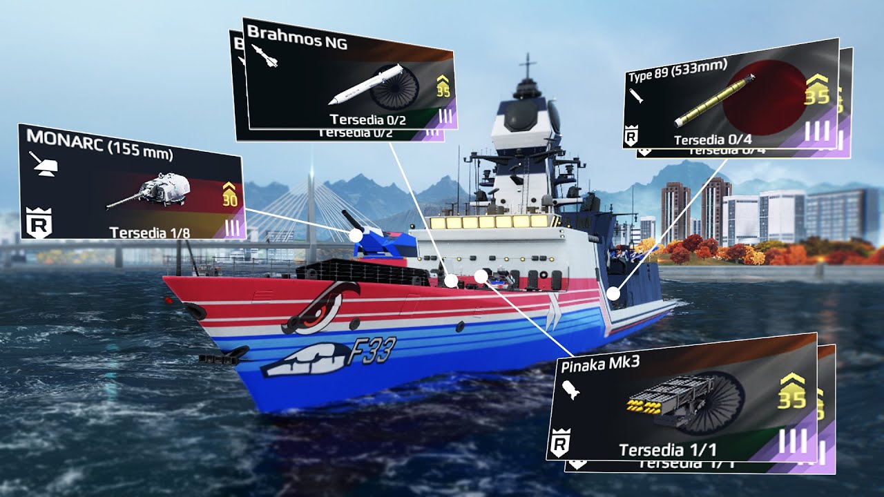 INS Nilgiri (P-17A) Best Build Full Legendary F2P Murah Berkualitas - Modern Warships