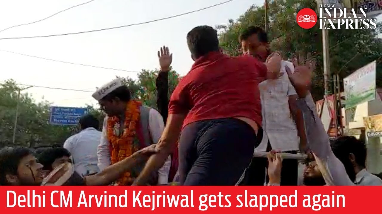 WATCH | Delhi CM Arvind Kejriwal gets slapped again