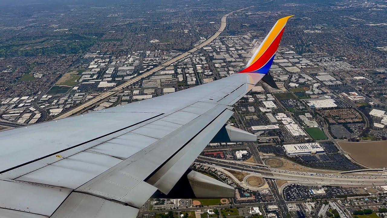 [4K] – Stunning Long Beach Landing – Southwest Airlines – Boeing 737-800 – LGB – N8553W – SCS 1269