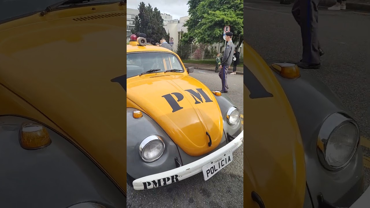 Viaturas Hist&oacute;ricas da Policia Militar do Paran&aacute; tem at&eacute; a Primeira RONE Veraneio Fusca Opala Jeep