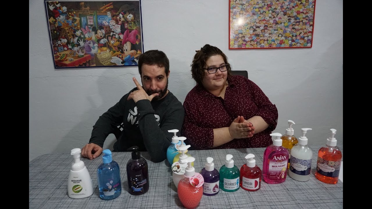 PROBANDO JABONES DE MANOS DE VARIOS SUPERMERCADOS  (MERCADONA, CONSUM, FAMILY CASH)