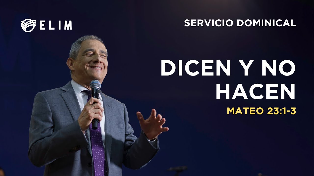 Dicen y no hacen | Mateo 23:1-3