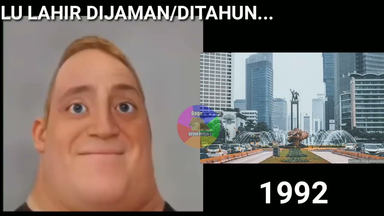 Ketika Lu Lahir ditahun...(Mr Incredible Becoming Old)