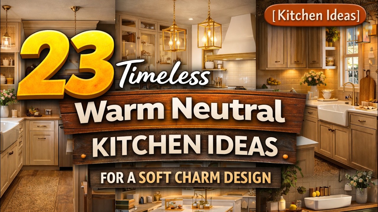 23 Timeless Warm Neutral Kitchen Ideas for Soft Charm Design [Kitchen Ideas]