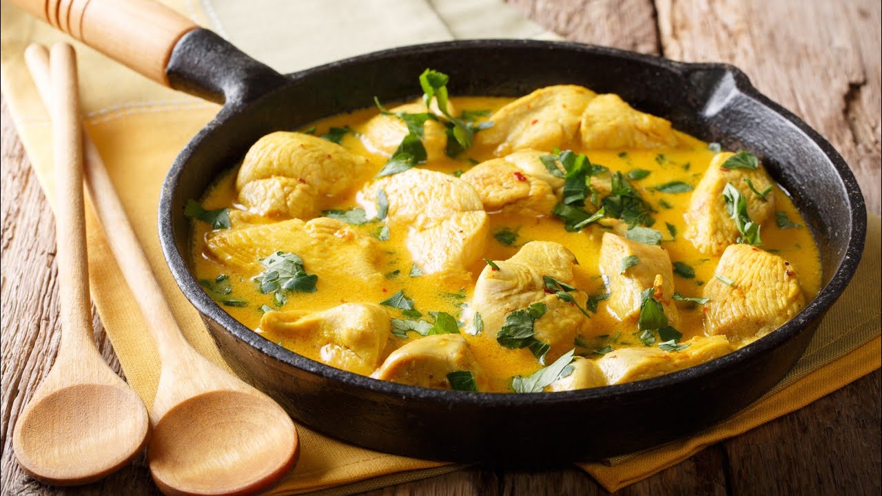 Poulet au curry - Recette facile et rapide
