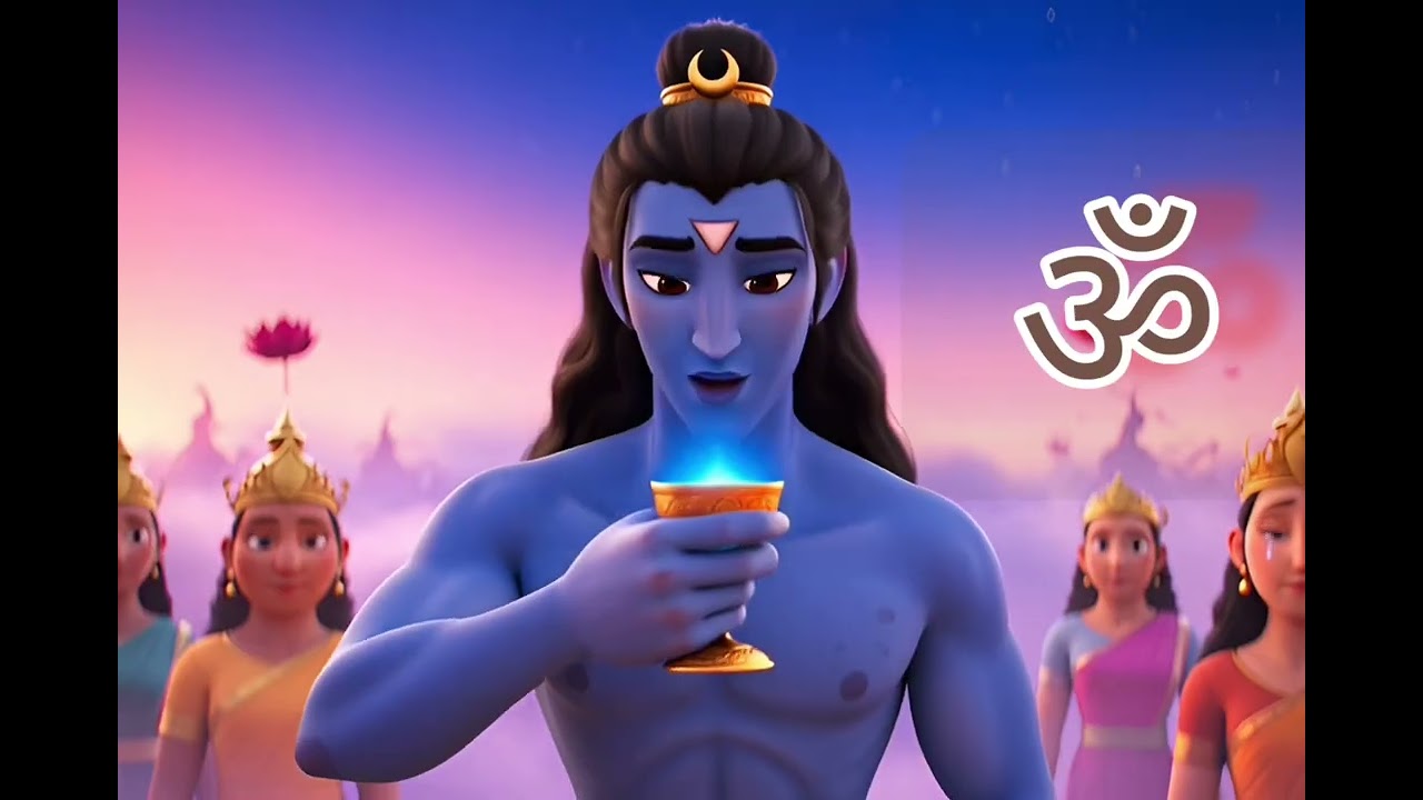 हर हर शिव शंकर 🙏 | ॐ नमः शिवाय | Pixar Style Divine Shiva Tandav | Spiritual Animation