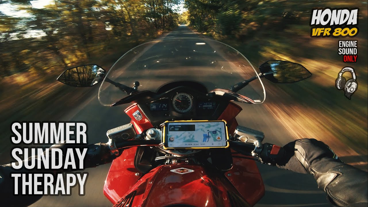 SUMMER, SUNDAY, THERAPY - HONDA VFR 800 ENGINE SOUND