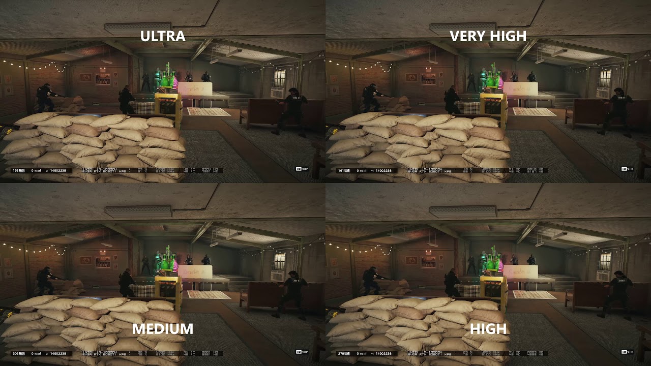 Rainbow Six Siege | Graphics Benchmark Comparisons (Vulkan) - 2020-11
