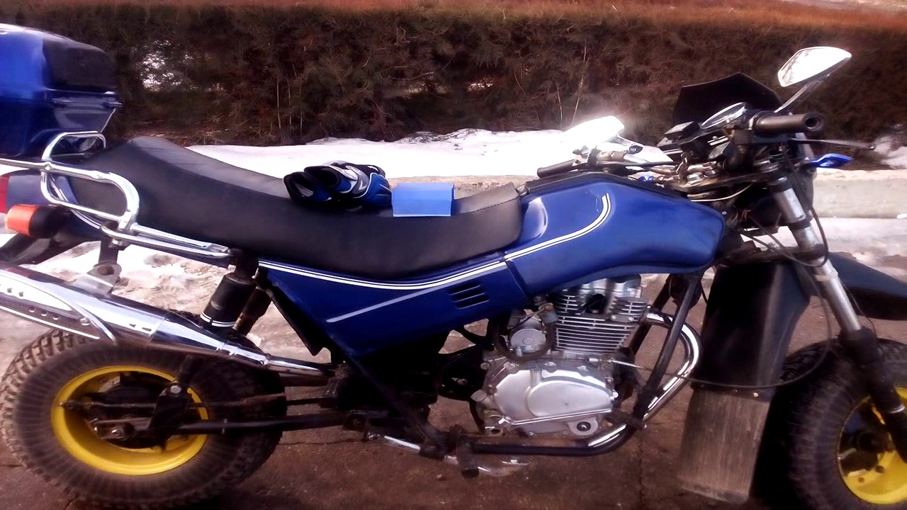 китайский двигатель на мотоцикле Тула  №3