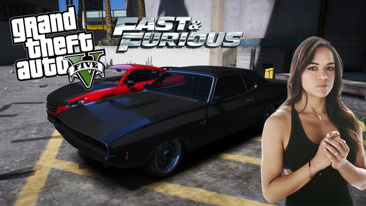 FAST AND FURIOUS 7 DANS GTA5 : AVOIR LA  PLYMOUTH BARRACUDA  DE LETTY - Mrjksaw