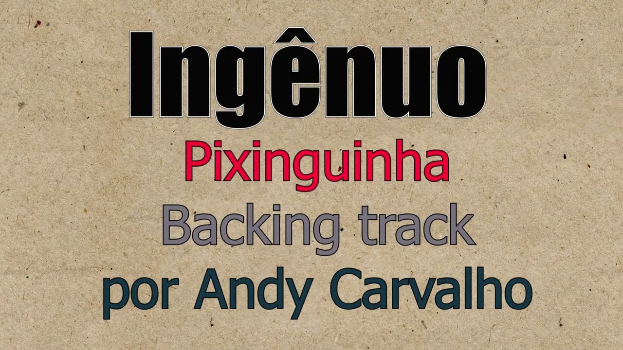 Ingênuo - Backing track