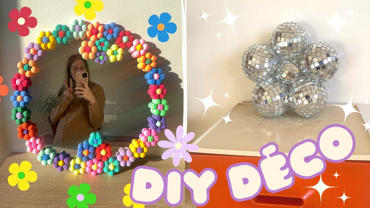Je teste 2 DIY déco 🪩🌸 pour décorer mon salon ✨