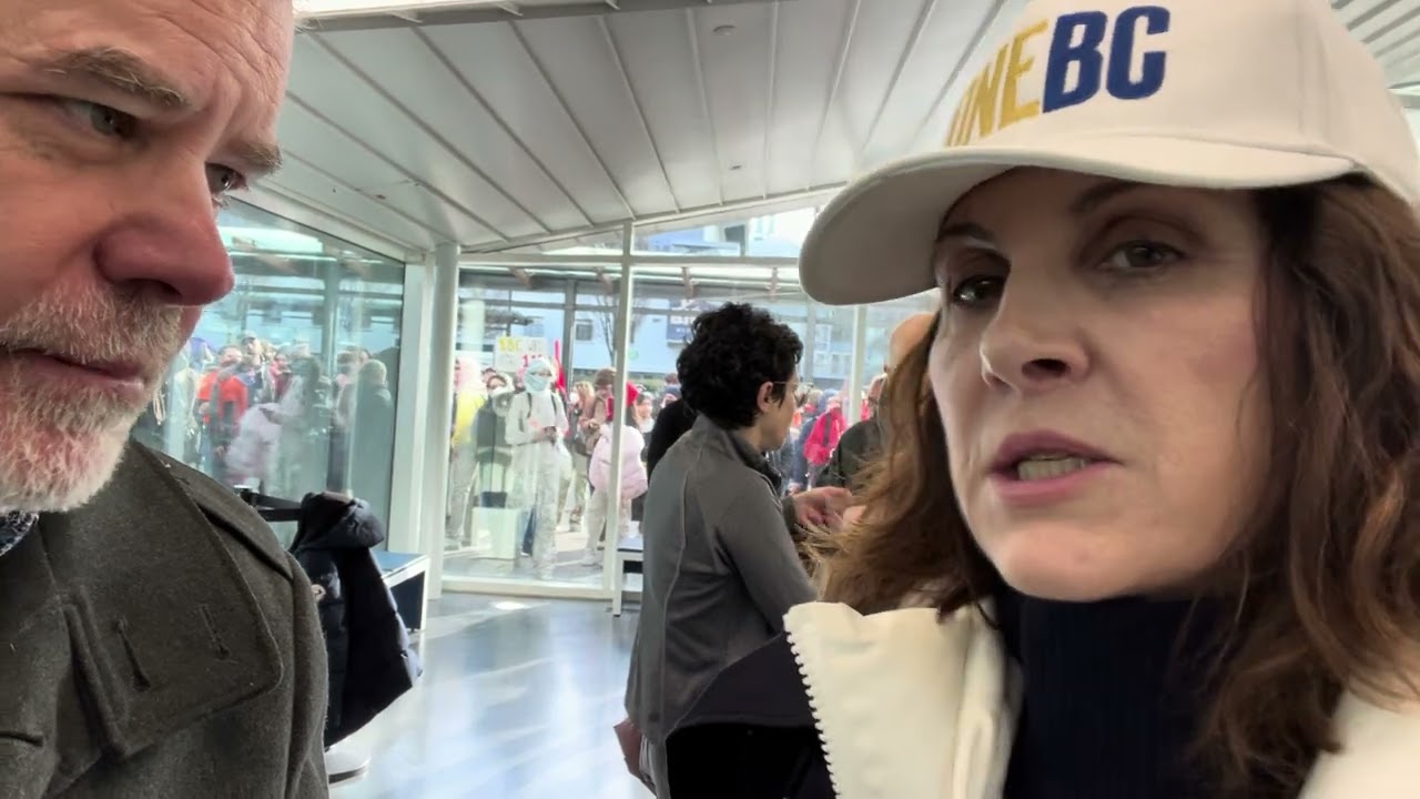 UBC Mayhem: Dallas Brodie speaks from the UBC Aquatic Centre where she was trapped by a mob. 