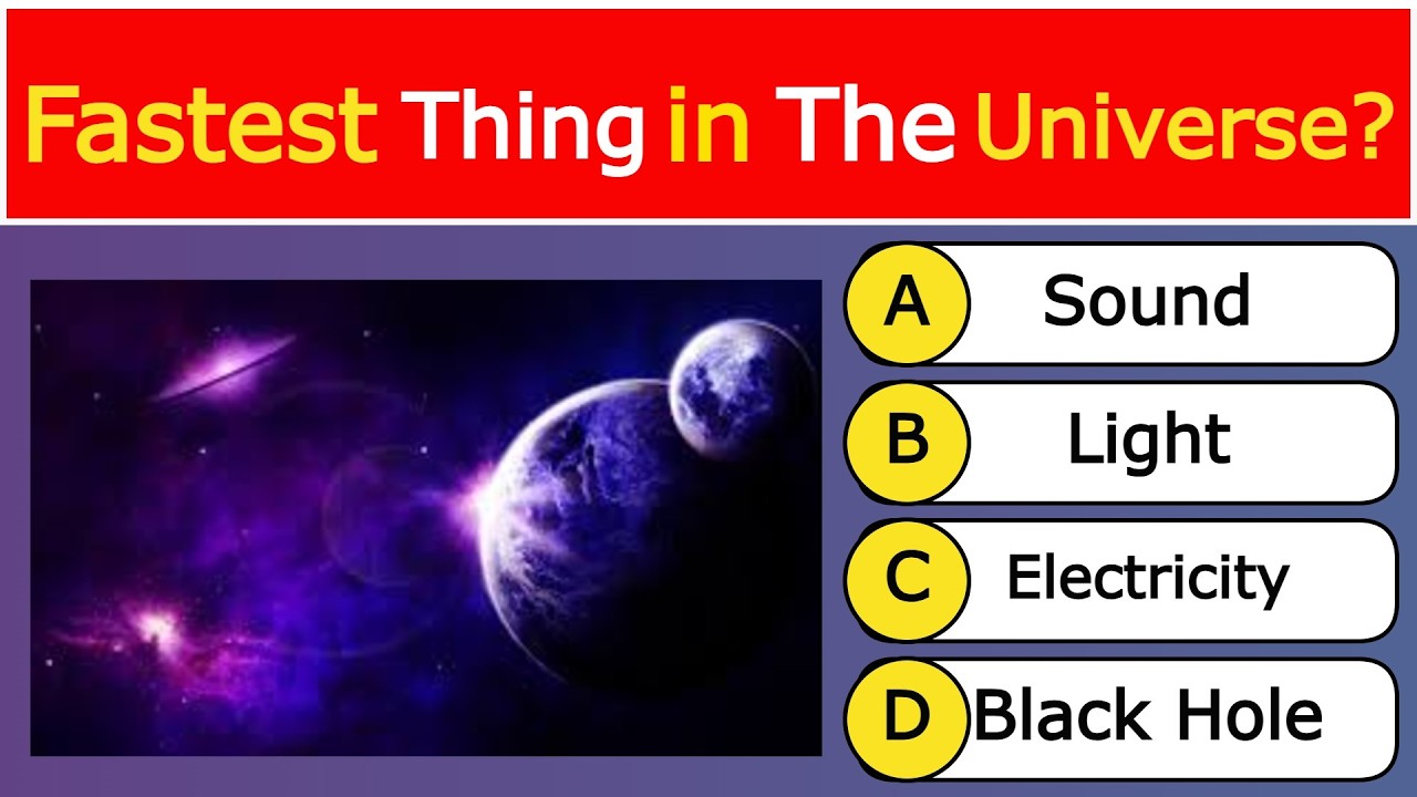 Fastest Thing in Universe? | GK Question | English GK | GK in English | gk question english mein