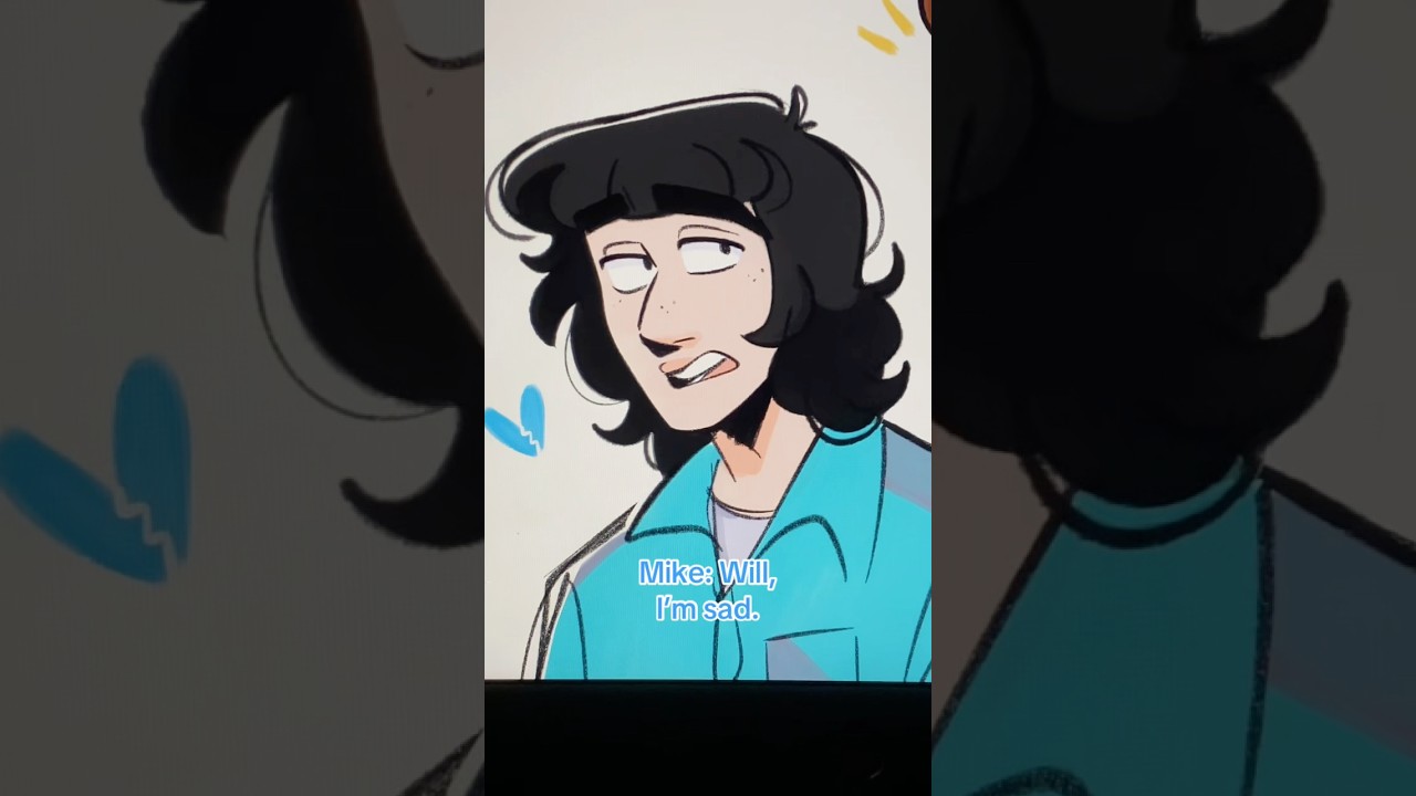 #strangerthings #byler #lumax #art #animation #netflix #fyp #shorts #pov #artist #edit #drawing #ads