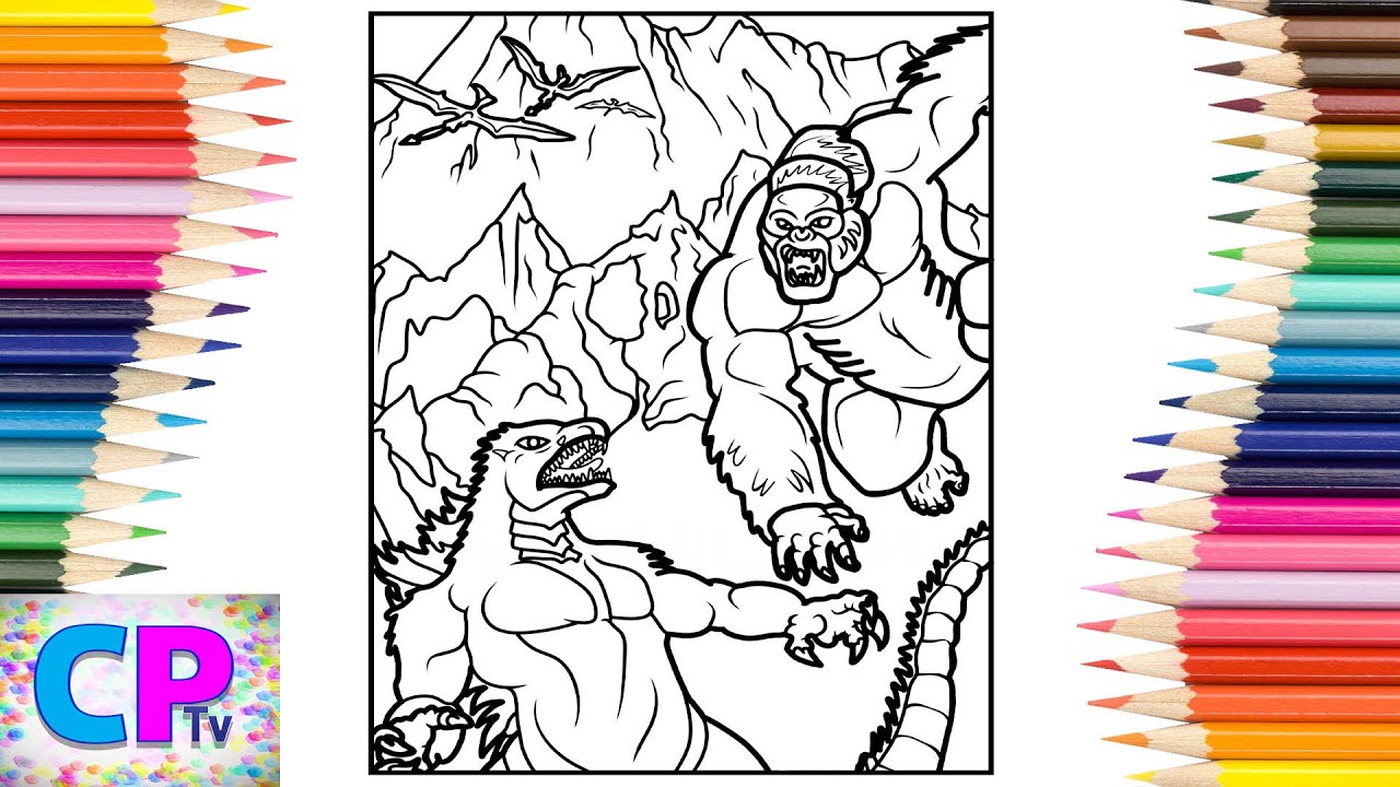 Godzilla vs King Kong Coloring Pages/Codeko - Crest/Jim Yosef & EMM - Shudder [NCS Release]