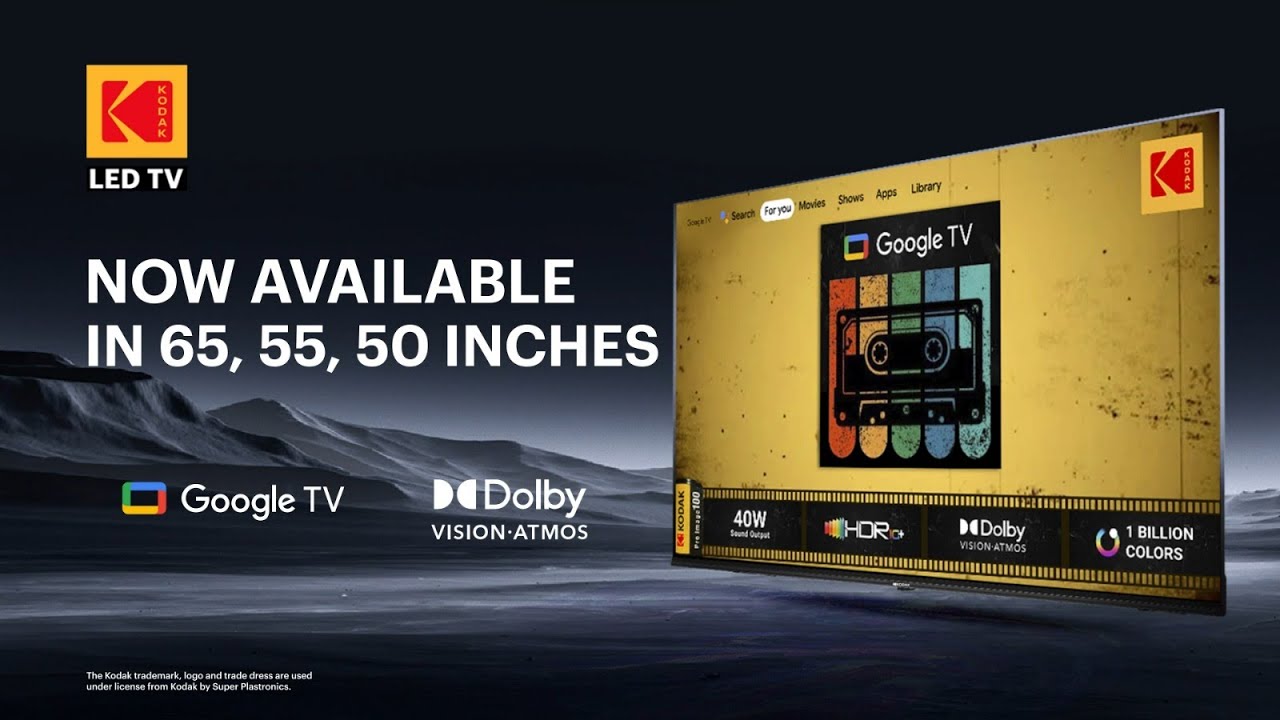KODAK CA Pro that ensures absolute clarity with astounding sound and larger images | Kodak TV |