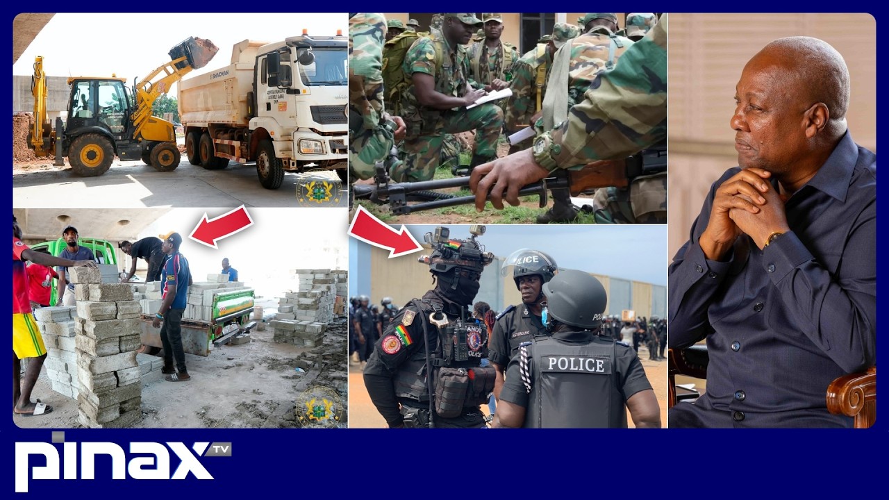 🚨 Just In: Mahama Orders Ghana Police to STORM Spintex — Stops Construction Under Major Bridge