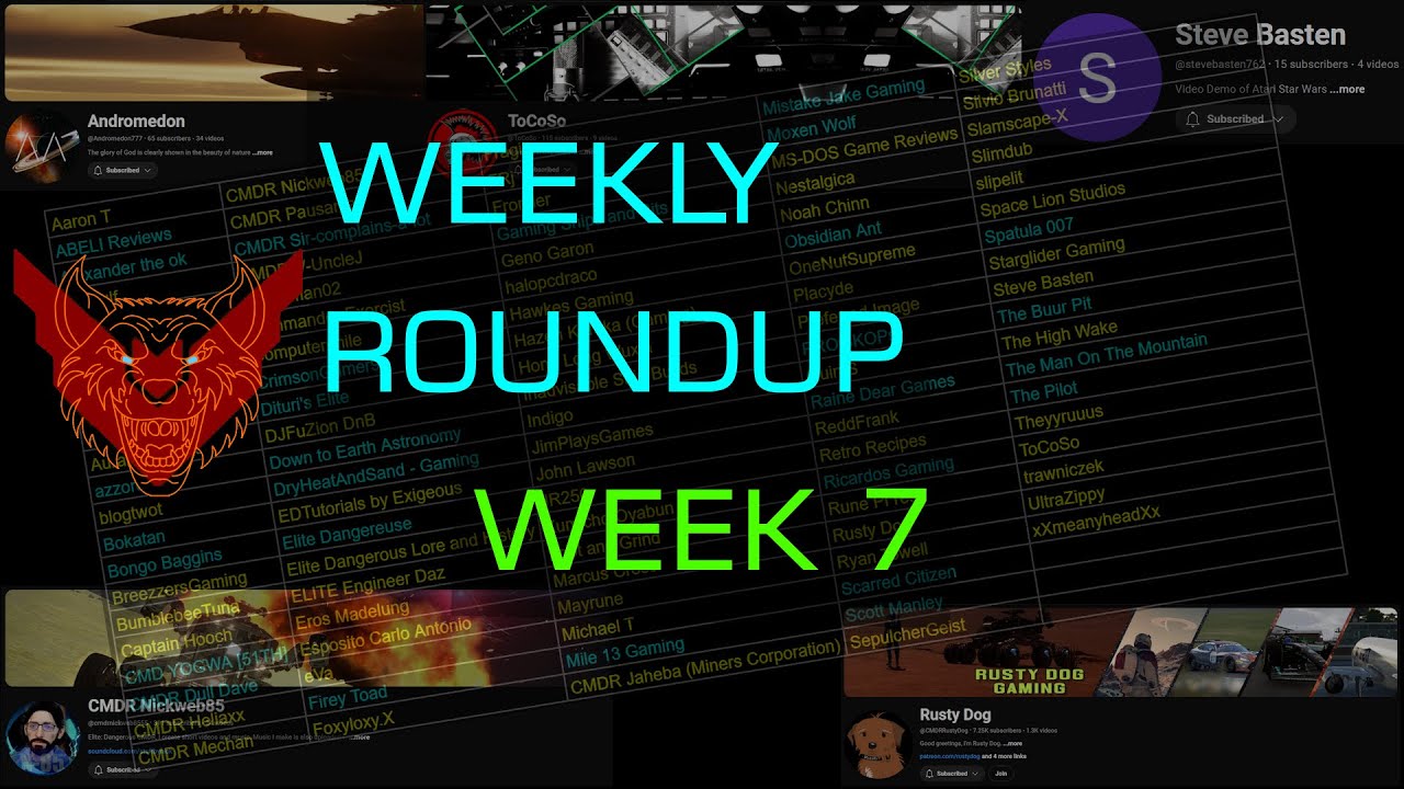 5 more to see - Weekend Weekly Roundup 7 + An Event