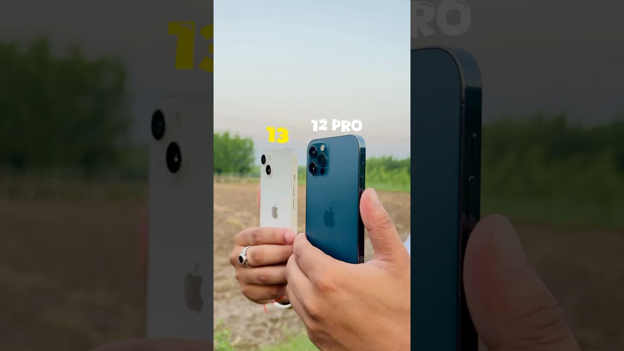 iPhone 13 vs iPhone 12 pro camera test 🔥