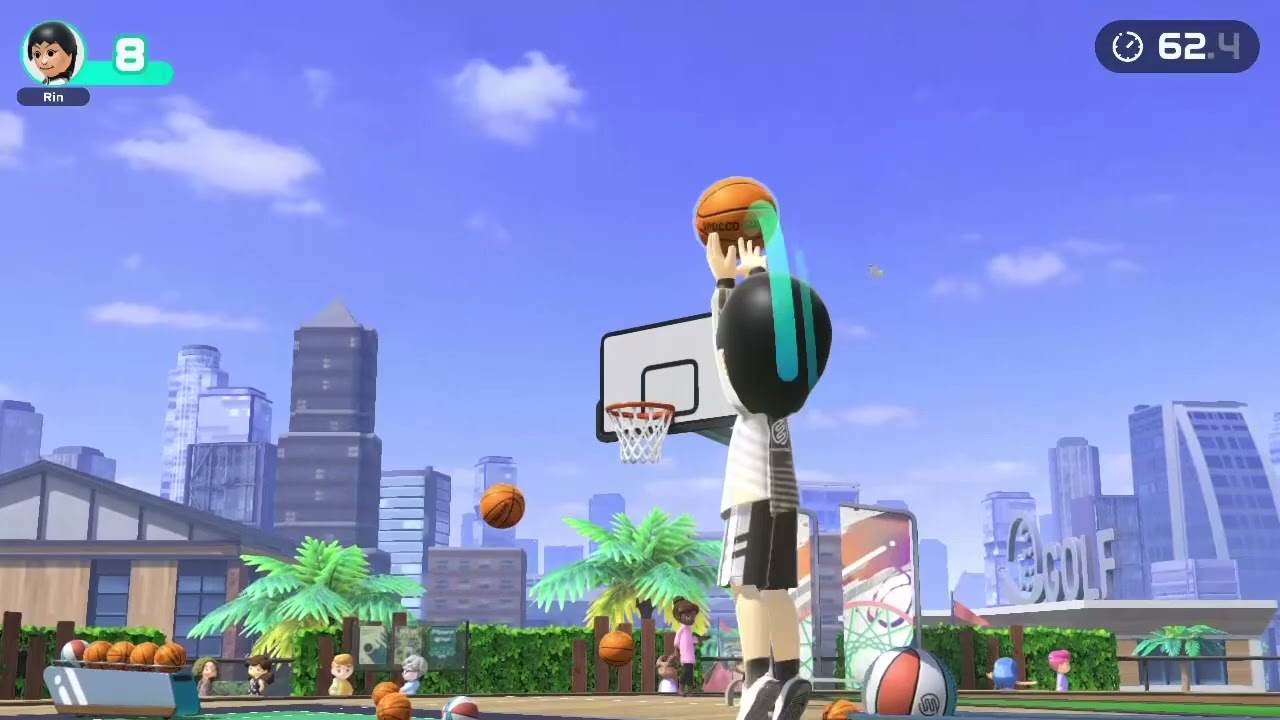 Switch Sports - Basketball: 3-Point Challenge - Rin - 19