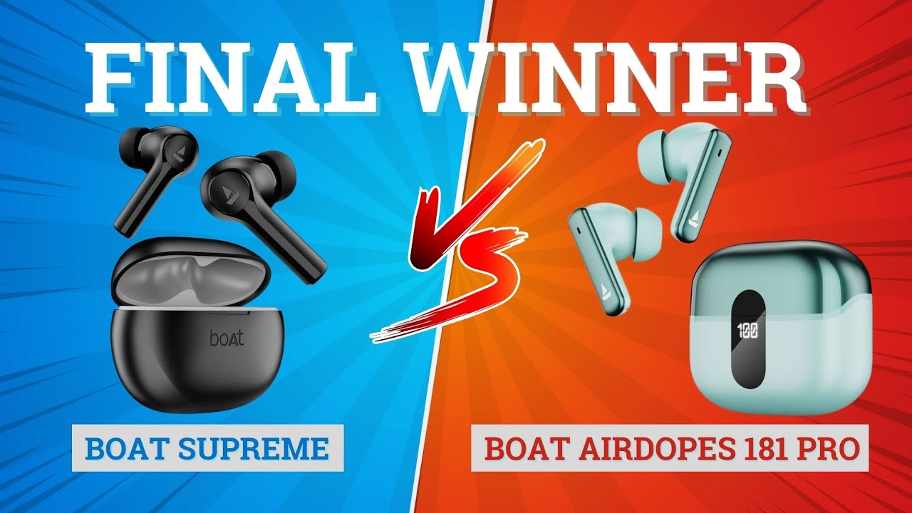 boAt Airdopes Supreme vs Boat airdopes 181 Pro 🔥 Best boAt TWS Under ₹1500?