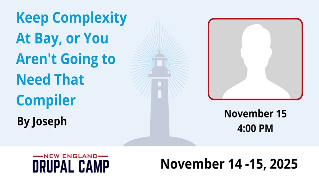 Keep Complexity At Bay, or You Aren't Going to Need That Compiler
