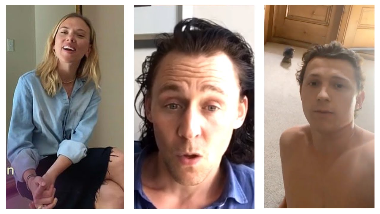 Marvel Cast During Quarantine, Part 24 | Tom Hiddleston, Tom Holland, Scarlett Johansson