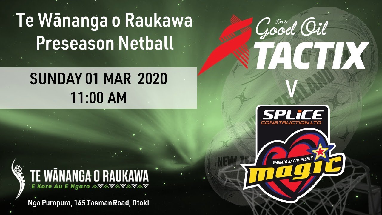 Tactix V Magic Preseason Tournament Game 10 | Netball | Sky Sport