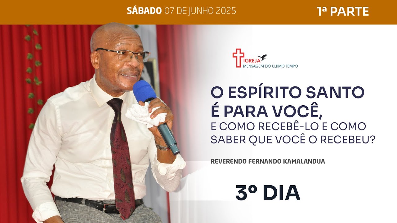 O ESPÍRITO SANTO É PARA VOCÊ. COMO RECEBÊ-LO E COMO SABER QUE VOCÊ O RECEBEU? - 1ª PARTE 08/06/2025