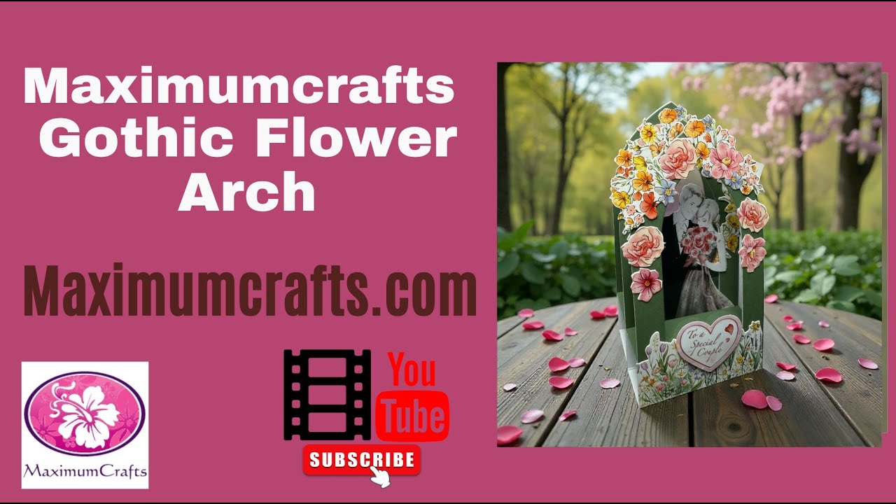 Maximumcrafts Gothic Flower Arch